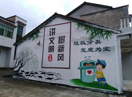 灵宝墙绘是现在流行的墙体广告