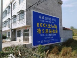 灵宝墙体广告质量分析