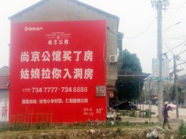 灵宝墙体广告在乡镇、农村市场的媒体优势