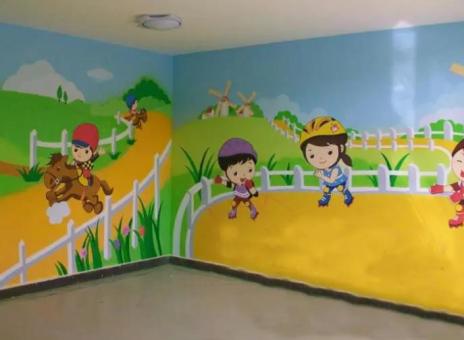 灵宝幼儿园墙体彩绘制作流程及注意事项
