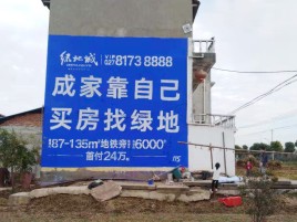 灵宝墙体广告位置选择重要性