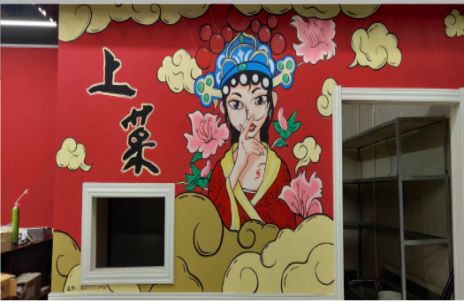 灵宝墙体彩绘的发展和应用
