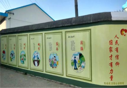 灵宝文化墙施工攻略