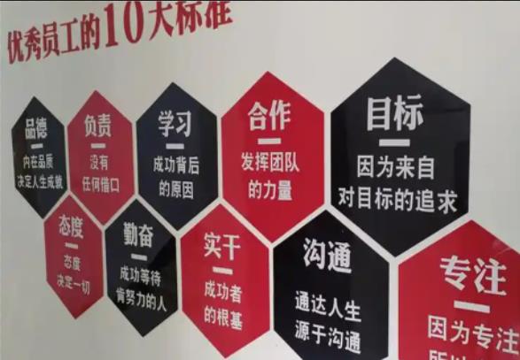灵宝公司文化墙的作用